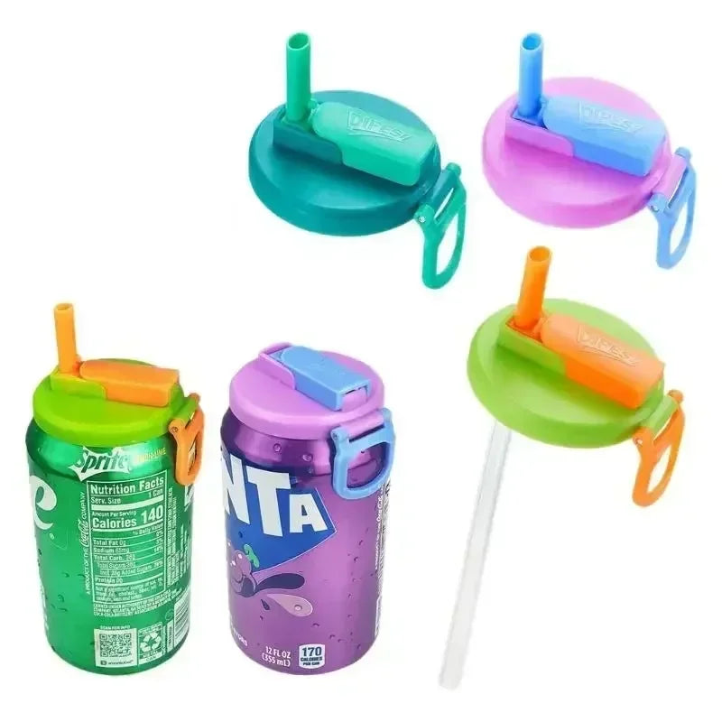 SodaGuard™ Silicone Can Cover with Straw™